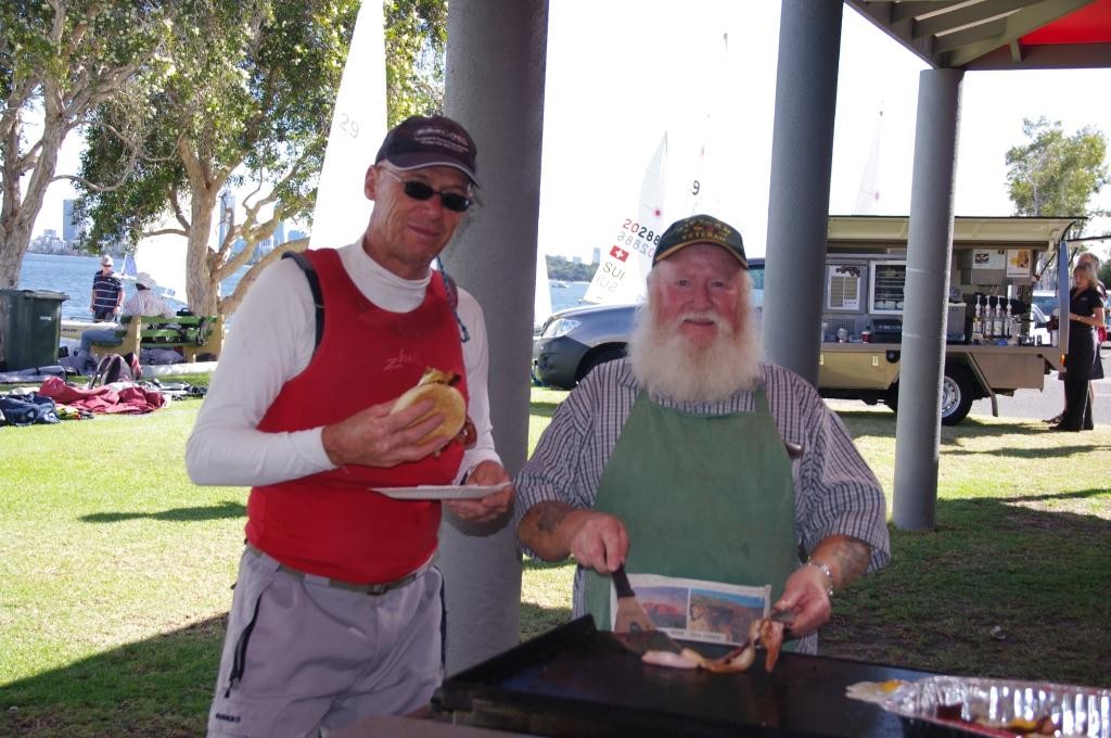 The social side of racing is a big part of WA Laser sailing. - 2013 WA State Laser Championships &copy; Brad Utting